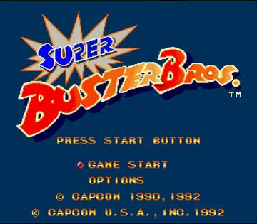 Super Buster Bros. (USA) (Beta) screen shot title